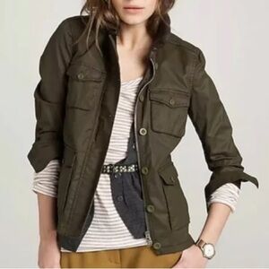 J. Crew Dark Olive Utility Jacket